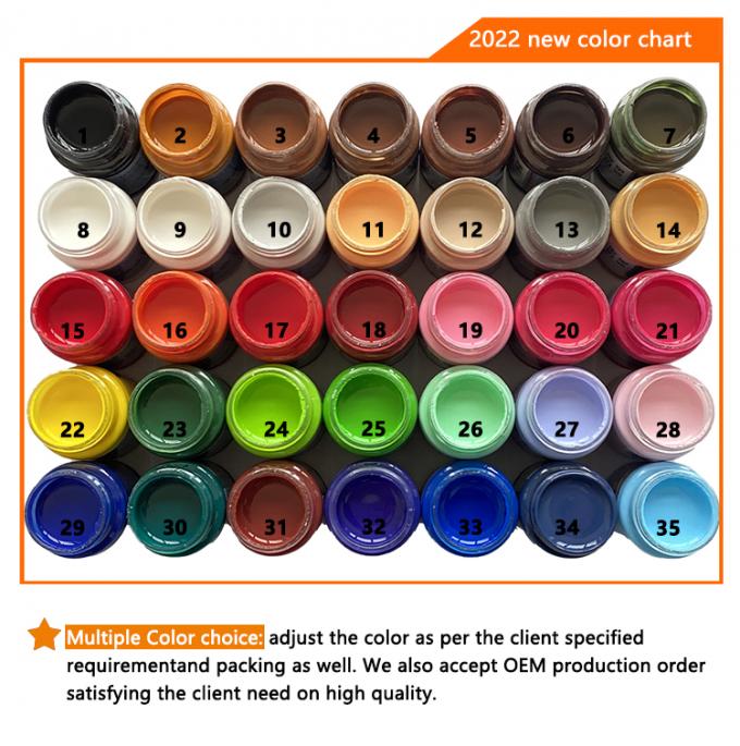 Advanced Series Water Based Polyurethane Edge Ink Different Colors Raw Edge Leather Edge Paint 12