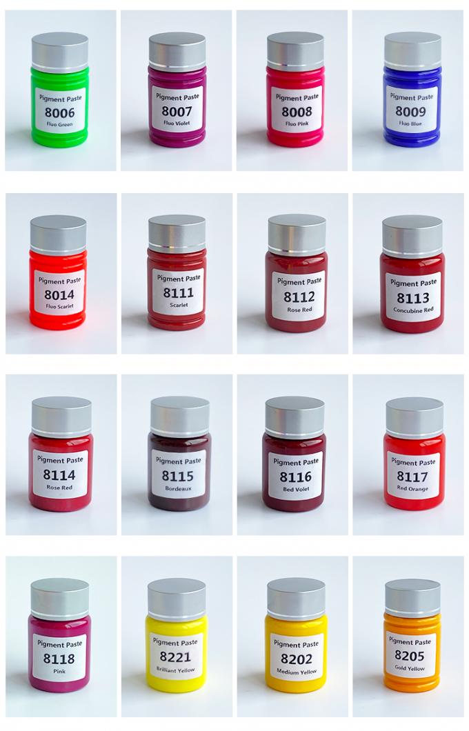 Manufacturer Supply Water Based Fluorescent Pigment Paste for Aqueous Coatings Fluo Gerlse  Color Paste 14