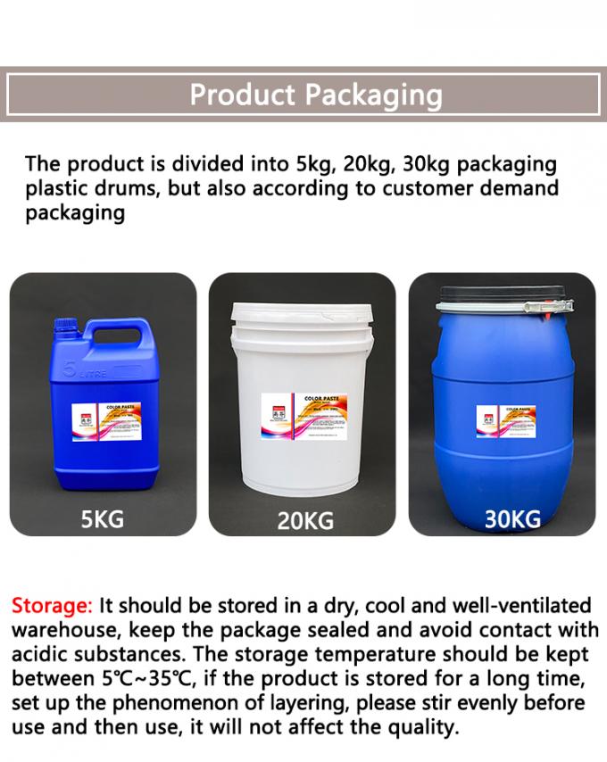 Manufacturer Supply Water Based Fluorescent Pigment Paste for Aqueous Coatings Fluo Gerlse  Color Paste 22