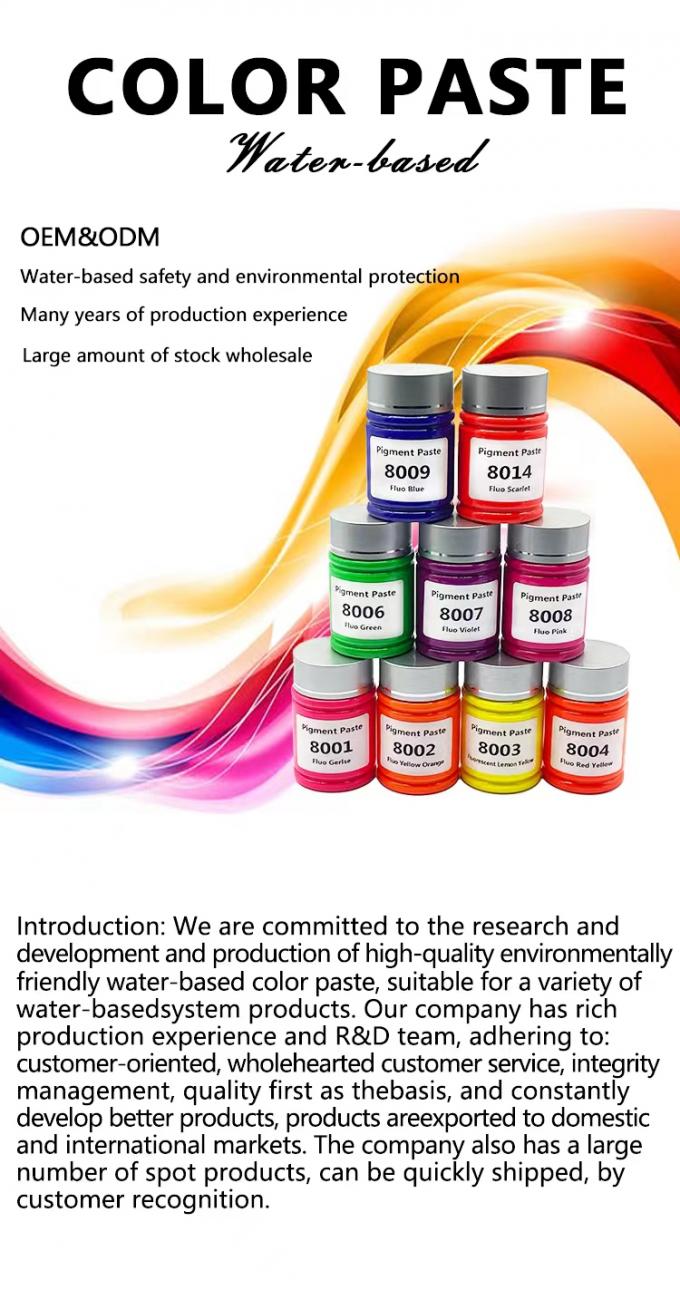 Factory Direct Water Based Colors Paste Pigments for Coatings 8501 Black  Liquid Pigment for Textile Printing Ink 0