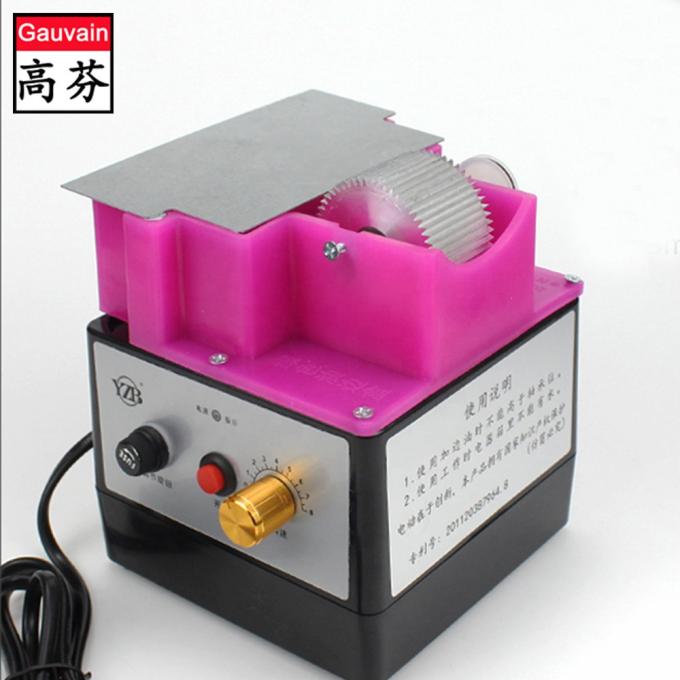 Single Side Leather Edge Dyeing Box Machine With Iron Lid for Belt Bags Making 16