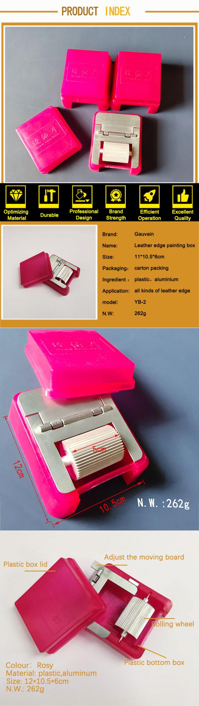 Non-stick Oil Inking Box for Leather Edge Color Painting Machine Bag Belt Wallet 6
