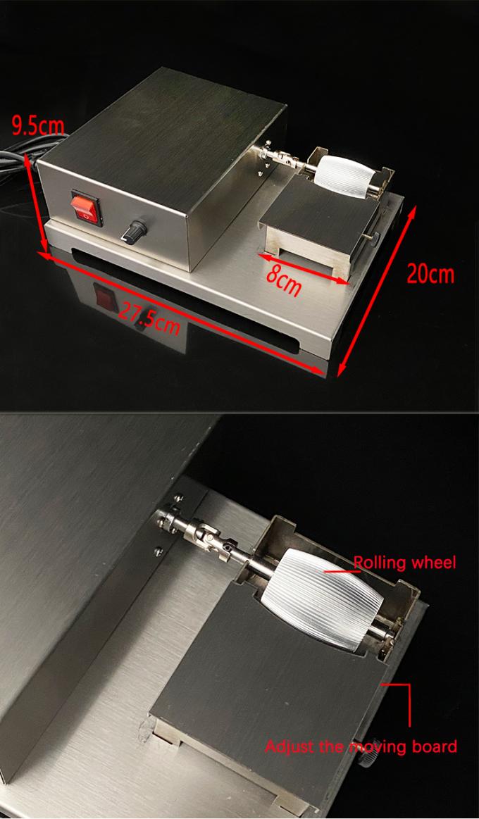 Single Side Electrical Motor Driven Rolling Leather Edge Painting Machine Painting Equipment for Leather 110V 8