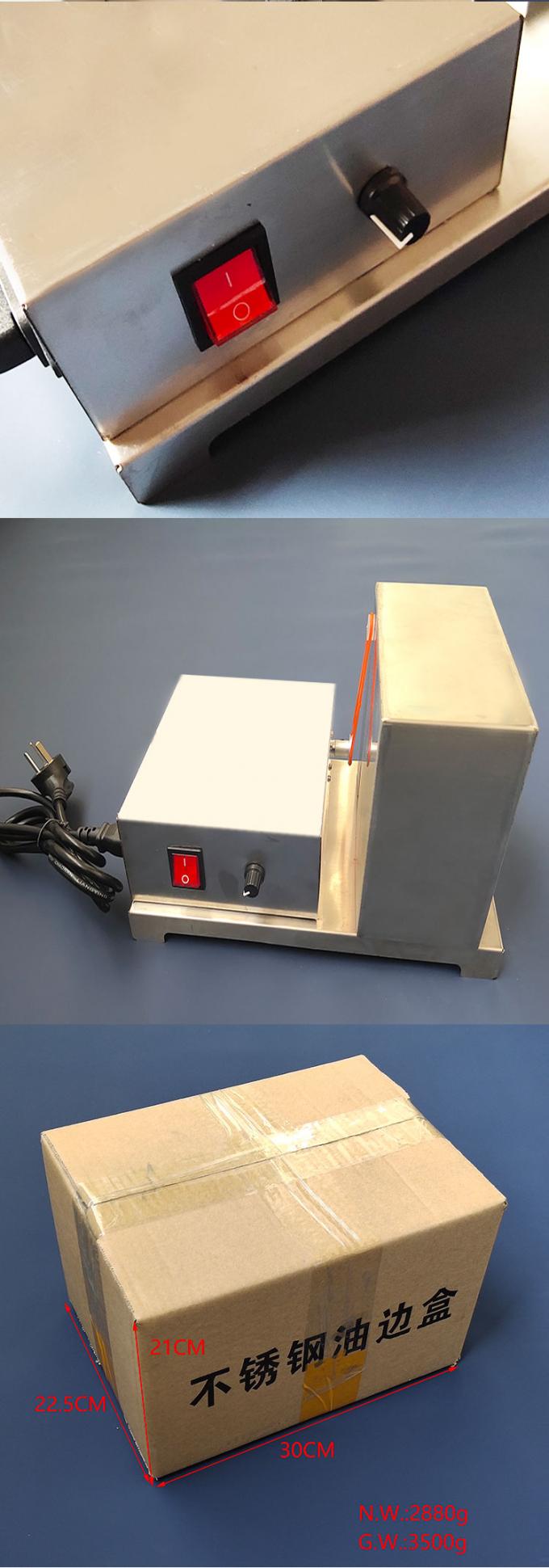 Single Side Electrical Leather Edge Painting Machine for Belt Bags Easy to Clean 220V 10