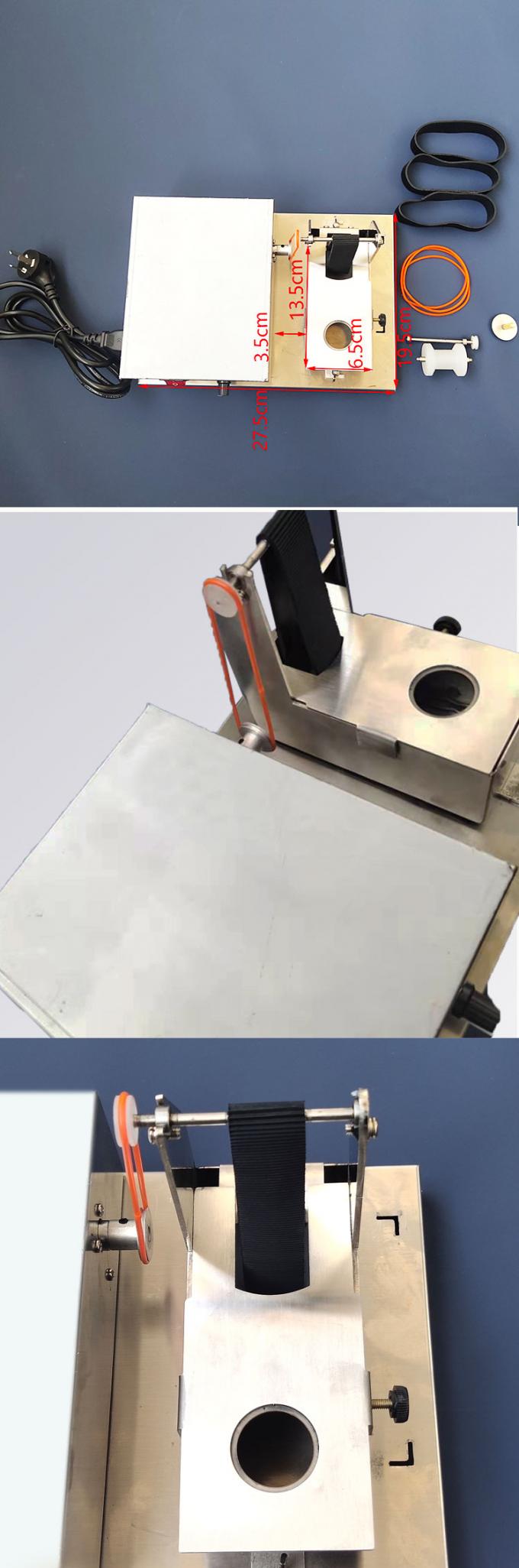 Single Side Electrical Leather Edge Painting Machine for Belt Bags Easy to Clean 220V 8