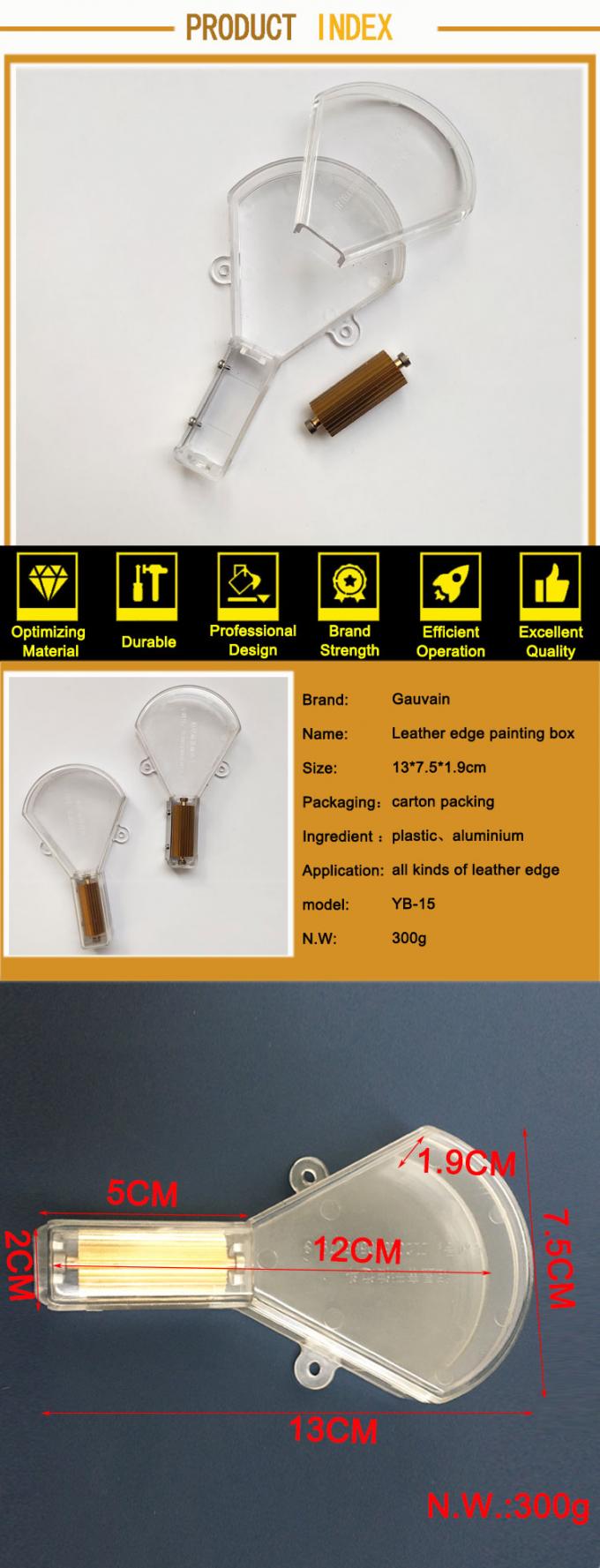 Fan-shaped Leather Edge Painting Tool,irregular Leather Edge Dyeing Machine for Bags Wallet Belts 6