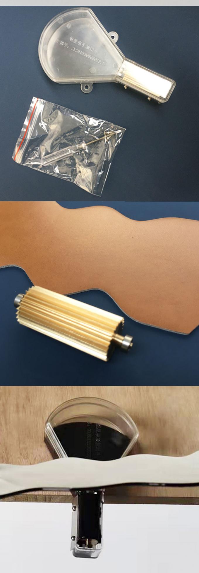 Fan-shaped Leather Edge Painting Tool,irregular Leather Edge Dyeing Machine for Bags Wallet Belts 10