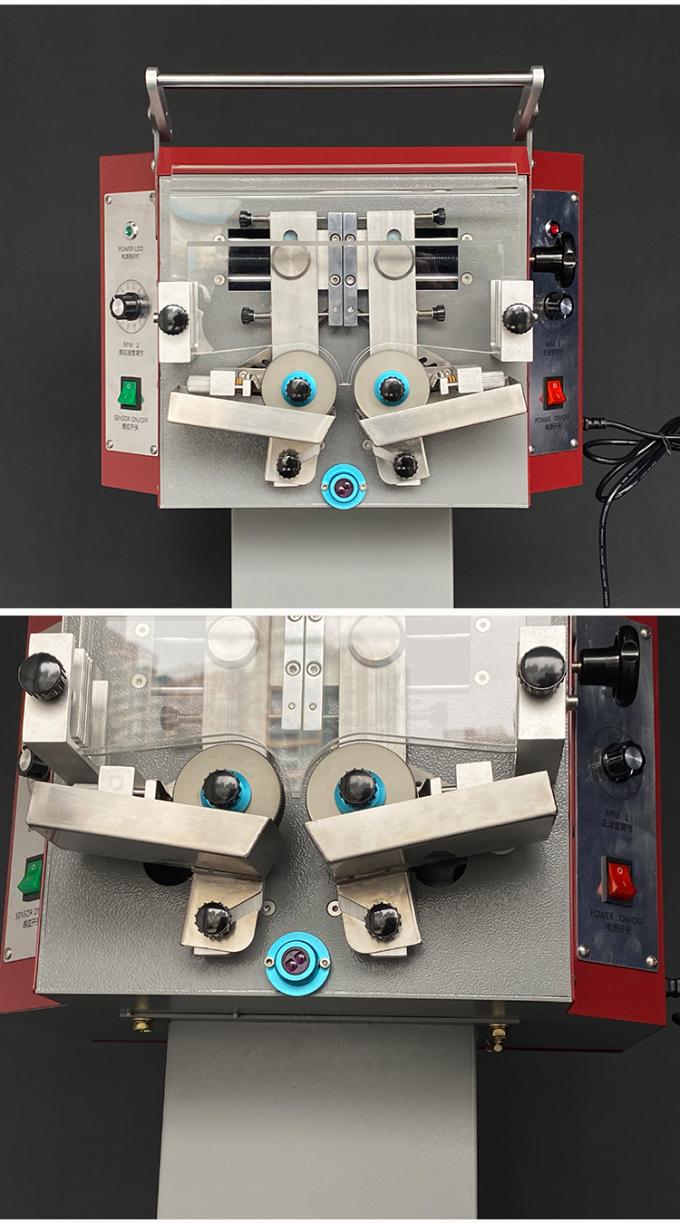 Double-side Electrical Leather Edge Dyeing Machine for Belt Bags 10