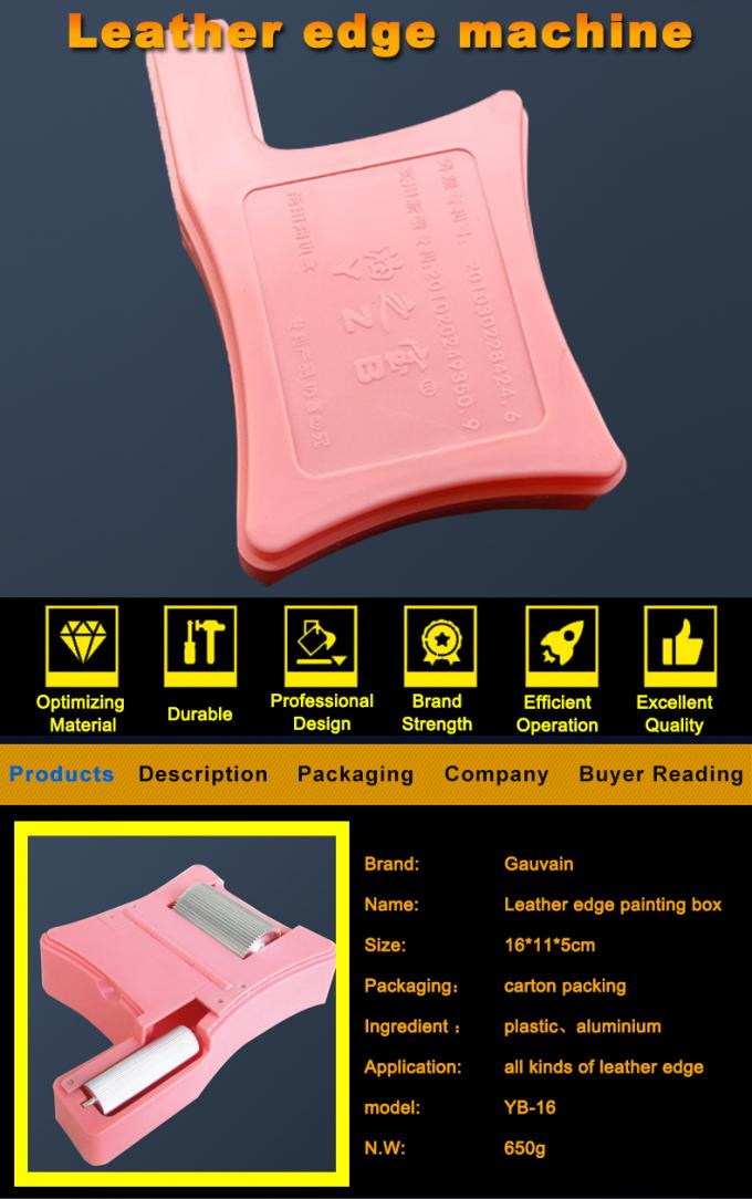 P-shaped Leather Edge Painting Box Color Painting Machine for Bag Belt Wallet 6
