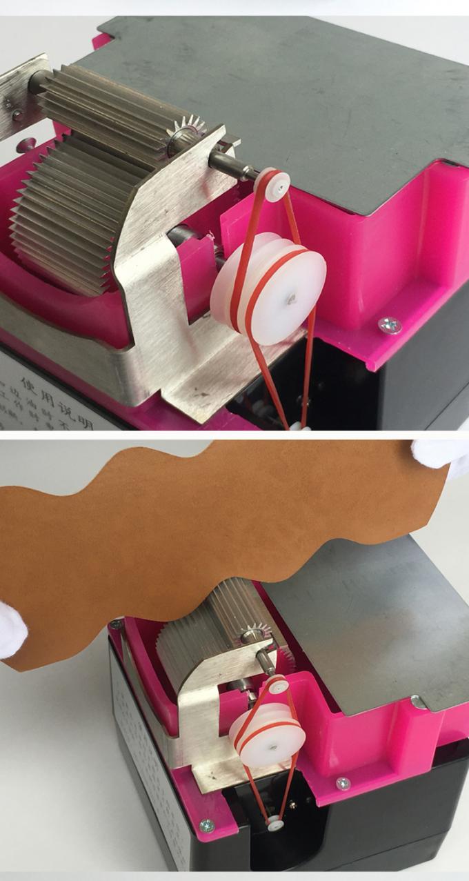 Single Side Double Roller Leather Edge  Dyeing Machine Used for Leather Curved or Straight Edge 12