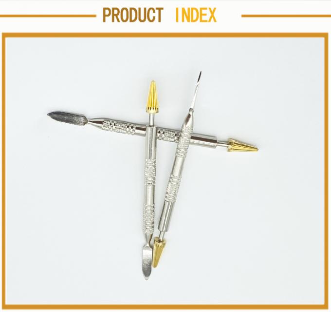 DIY Dual Head Brass Roller Leather Craft Applicator Speedy Leather Edge Painting Pen Dyeing Roller Glue Smear Sealing Oil Brush 8