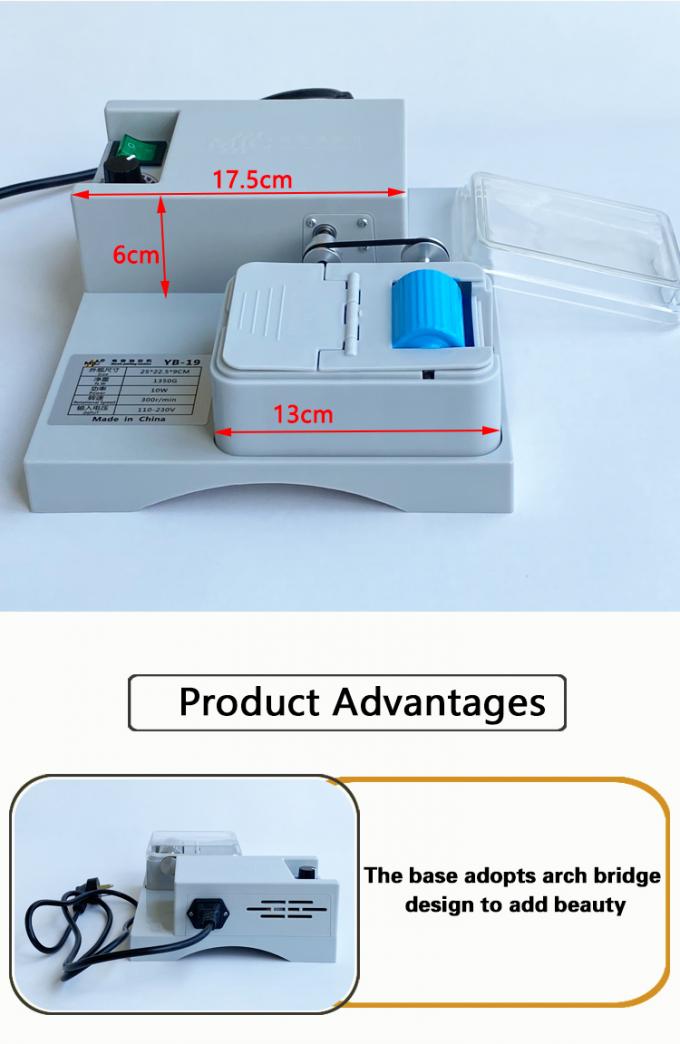 Electric Single Side Leather Edge Dyeing Machine Half-automatic Belts Edge Coloring  Painting Box 12