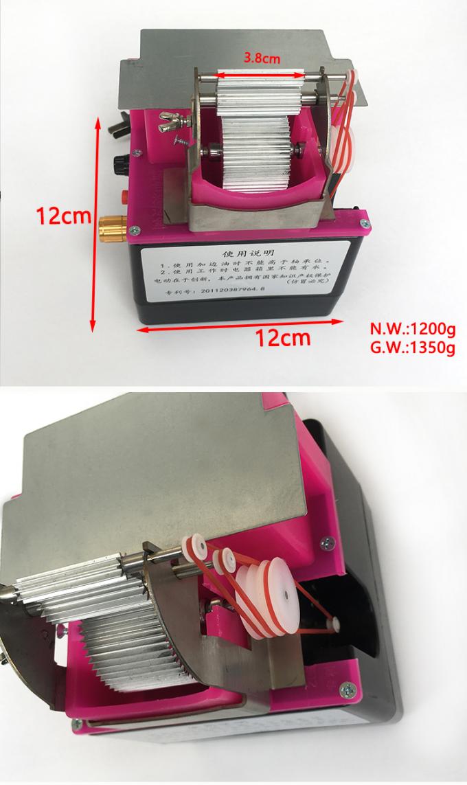 Single-sided Three-wheel Leather Edge Dyeing Machine for Leather Curved Edge or Straight Edge 8