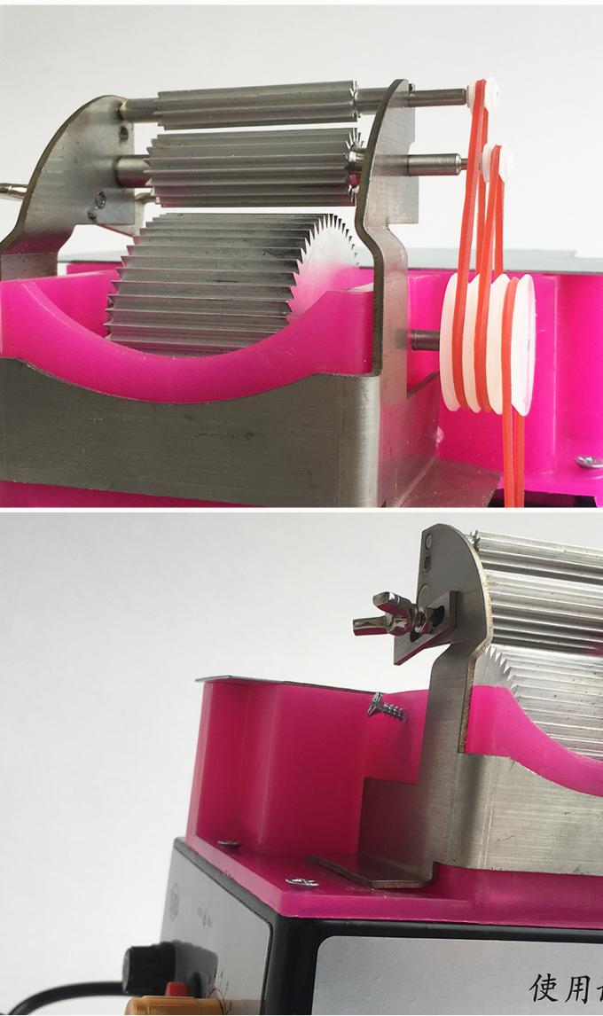 Single-sided Three-wheel Leather Edge Dyeing Machine for Leather Curved Edge or Straight Edge 12