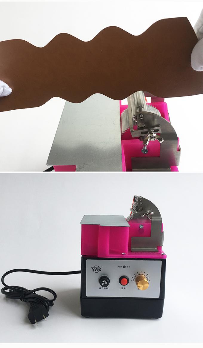 Single-sided Three-wheel Leather Edge Dyeing Machine for Leather Curved Edge or Straight Edge 14