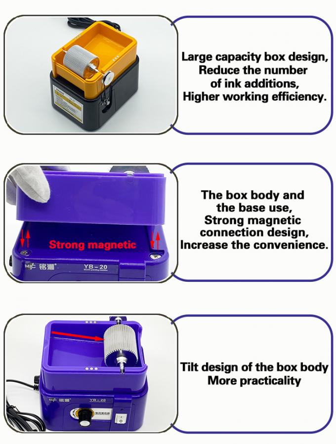 Electric Adjustable Speed Large Capacity Leather Edge Dyeing Machine Leather PU PVC Edge Finishing Painting Machinery 12