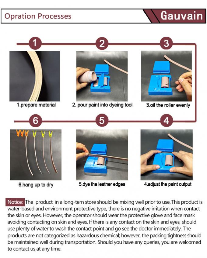 Professional Water-based Quick-drying Leather Belts Acrylic Typesetting Coloring Brush Coating & Paint 8