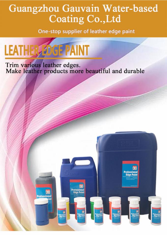 Factory Direct Sales Water Based Leather Edge Coating Ink Matte/Natural/high Gloss Available Edge Paint 0