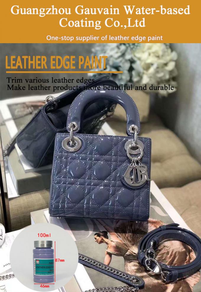 Advanced Polyurethane Water-based Leather Edge Paint for Raw Leather Edge DIY 100ml/bottle 0