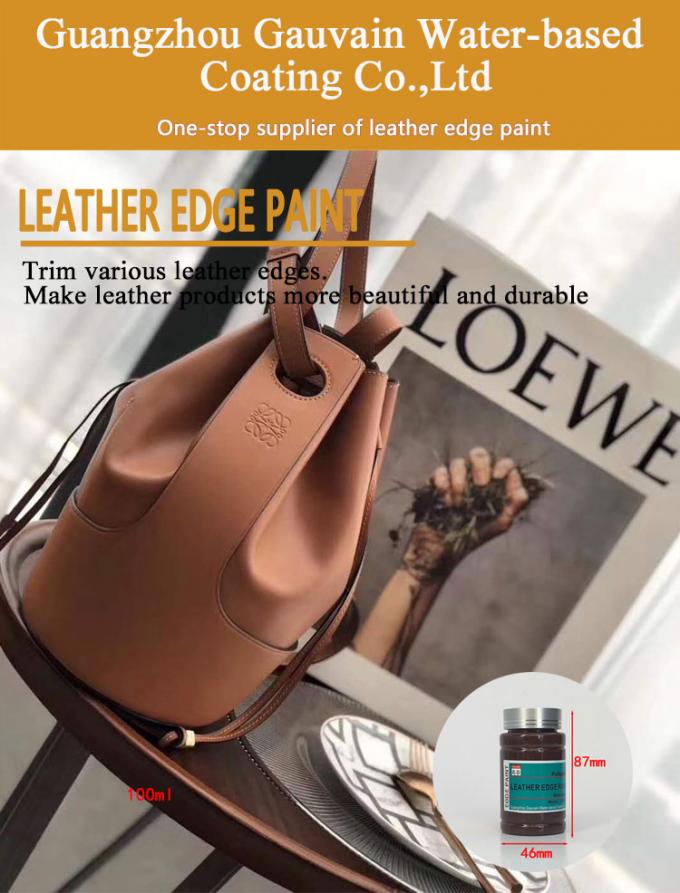 Professional Black All-weather Anti-cracking Leather Paint Edge Sealer Primer DIY 100ml/bottle 0