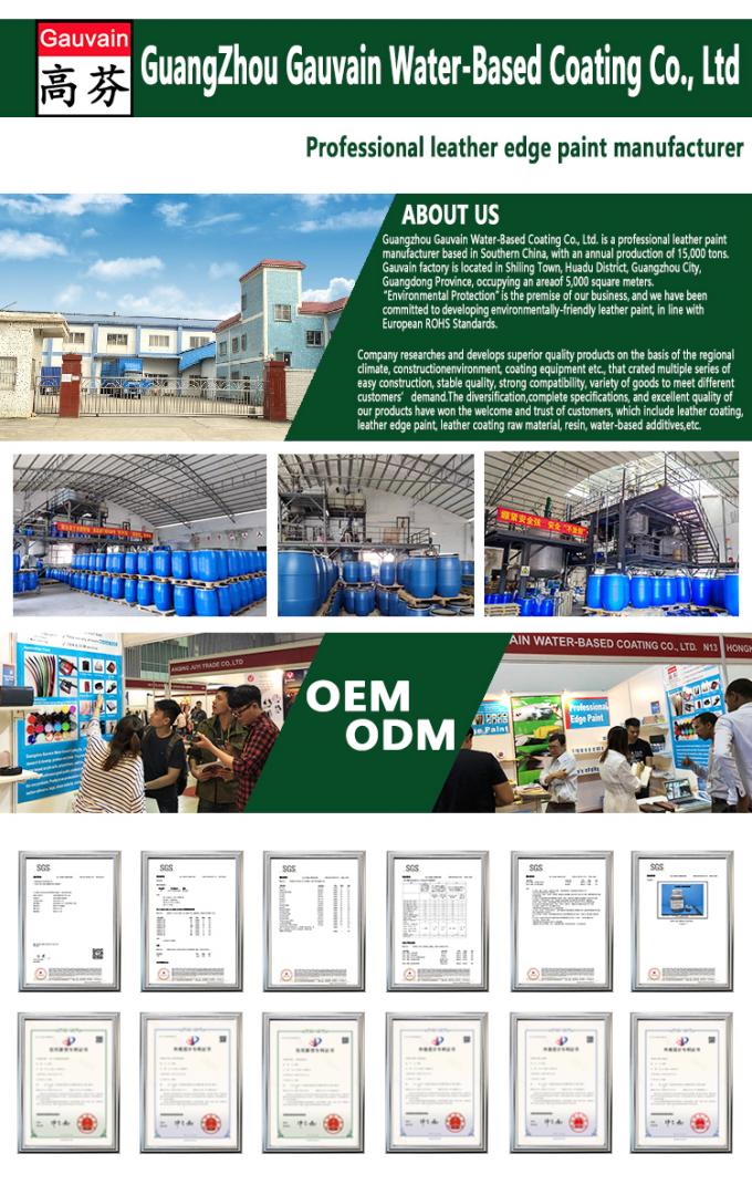 Factory Manufacturers Bags Shoes Coating Agent Color Leather Edge Painting Ink Water Based Leather Edge Paint 0