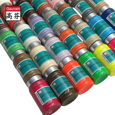 Premium Series Colors Water Base Leather Edge Ink for Leather Handbags and Shoes Edge Paint 100ml/bottle