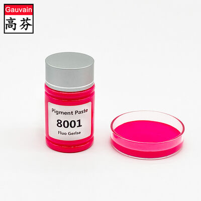 Water-based Liquid Fluorescent Pigment Pastes 8001 Fluorescent Gerlse Liquid Color Paste for Shoes