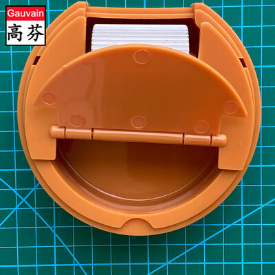 Manual Round Bearingless Roller Painting Box for Leather Edge Coating Dyeing Tool OEM